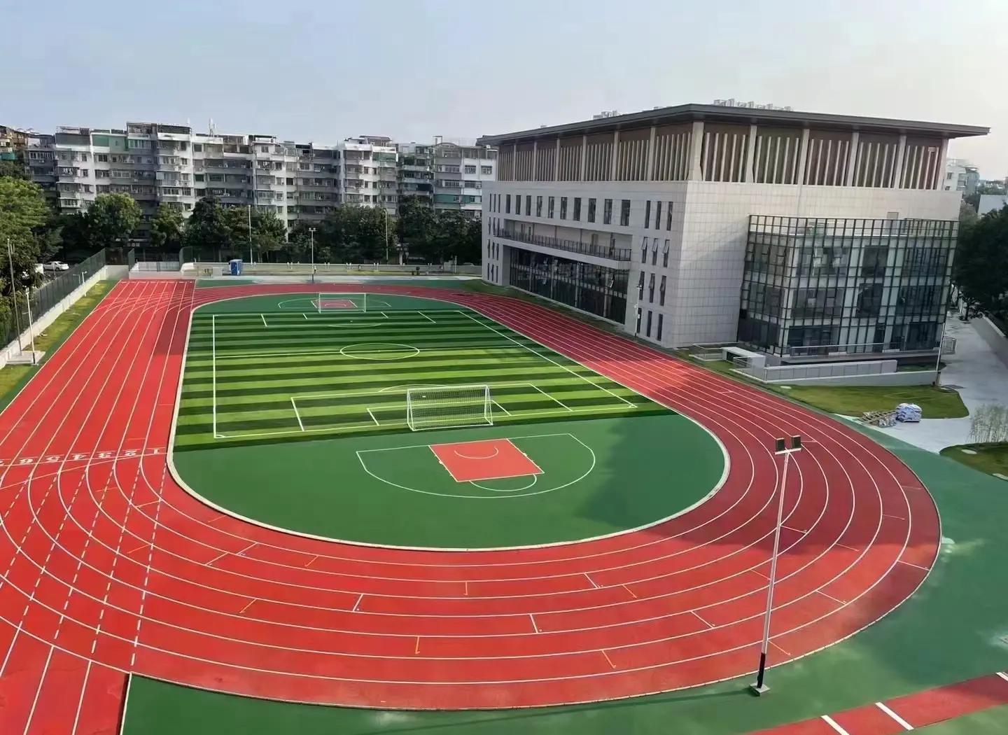 舟山市硅PU材料塑胶篮球场 - 方案